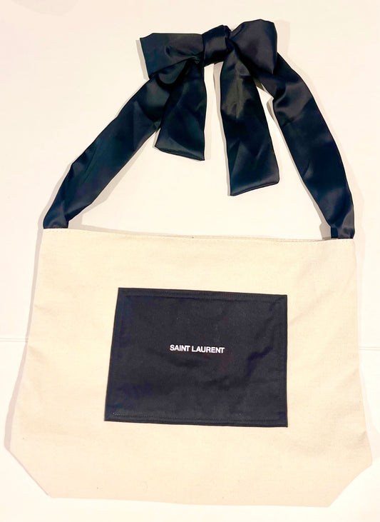 Canvas Tote Bow Bag